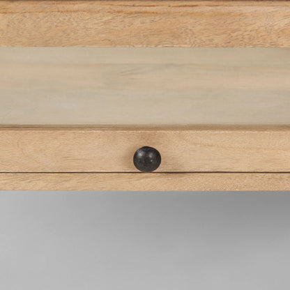 Arelius Rectangular Coffee Table by Mercana. Made from solid wood in a modern style.