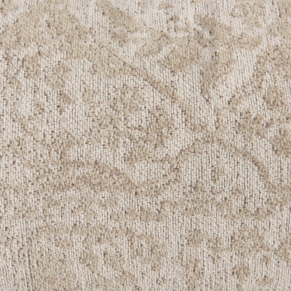 Khloe Lumbar Pillow Cover by Mercana in gray. Made from chenille in a traditional style.