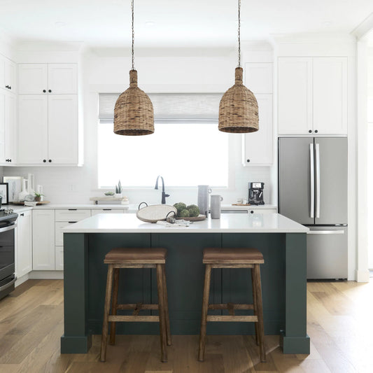 Campanile Pendant Light by Mercana in brown. Made from metal in a rustic style.