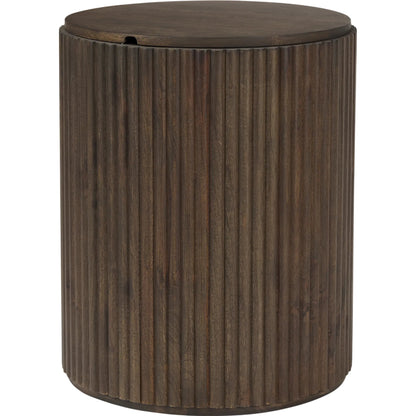 Terra Side Table by Mercana. Made from solid wood in a traditional style.