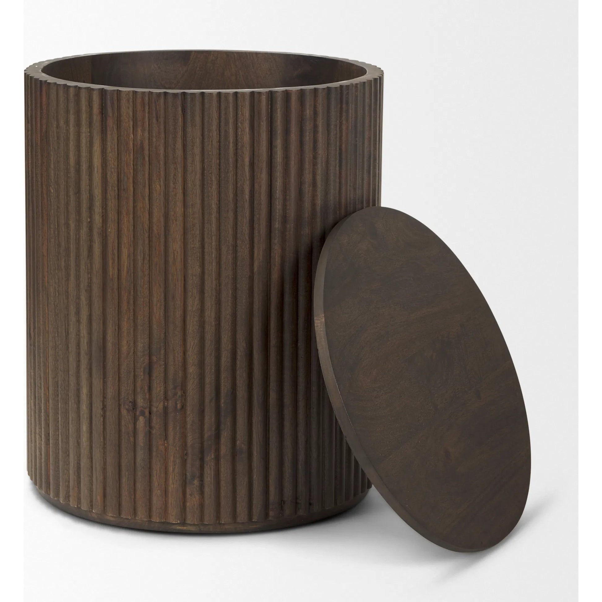 Terra Side Table by Mercana. Made from solid wood in a traditional style.