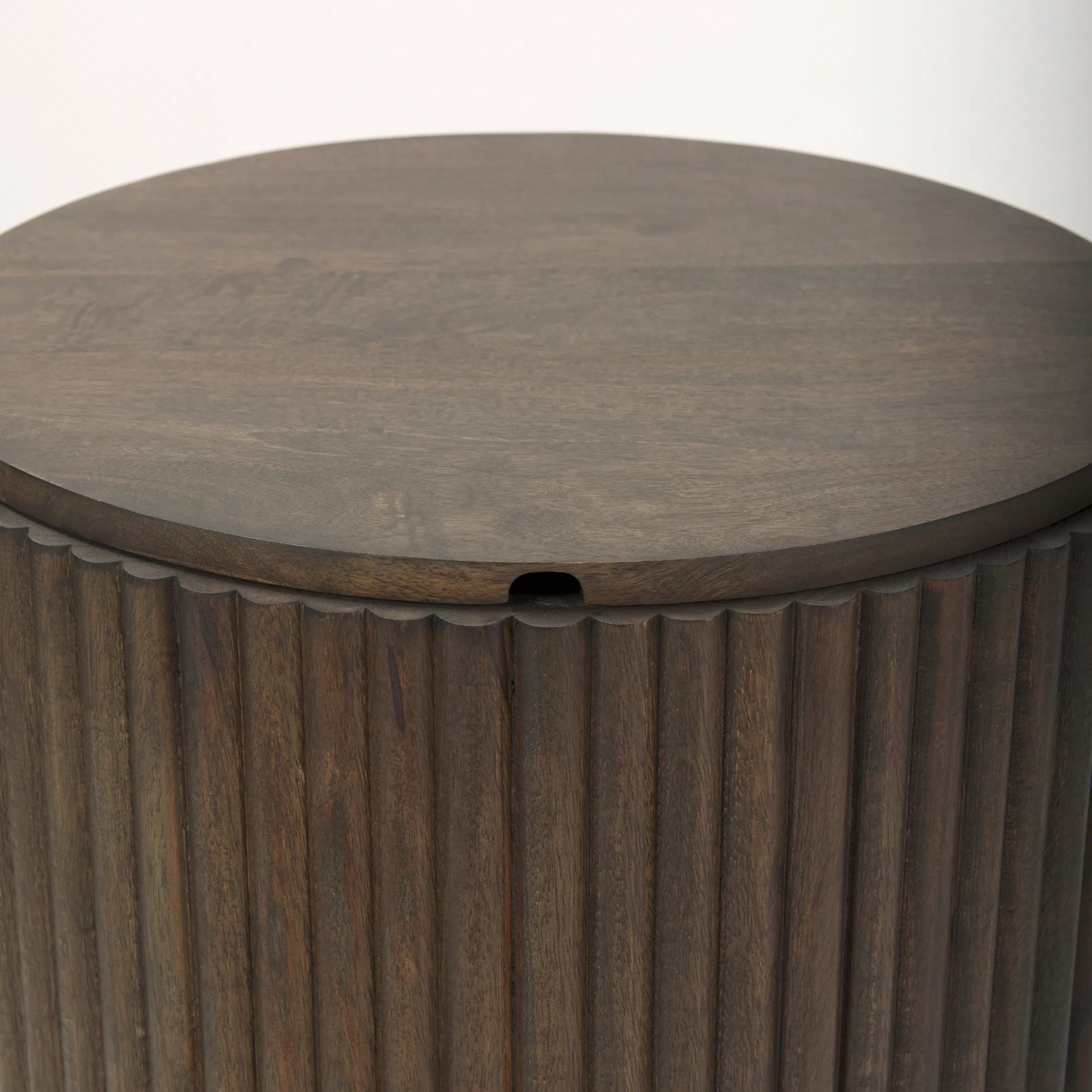 Terra Side Table by Mercana. Made from solid wood in a traditional style.
