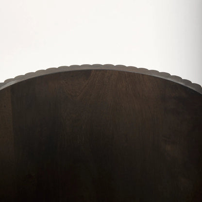 Terra Side Table by Mercana. Made from solid wood in a traditional style.