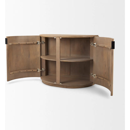 Terra Accent Cabinet by Mercana. Made from solid wood in a transitional style.