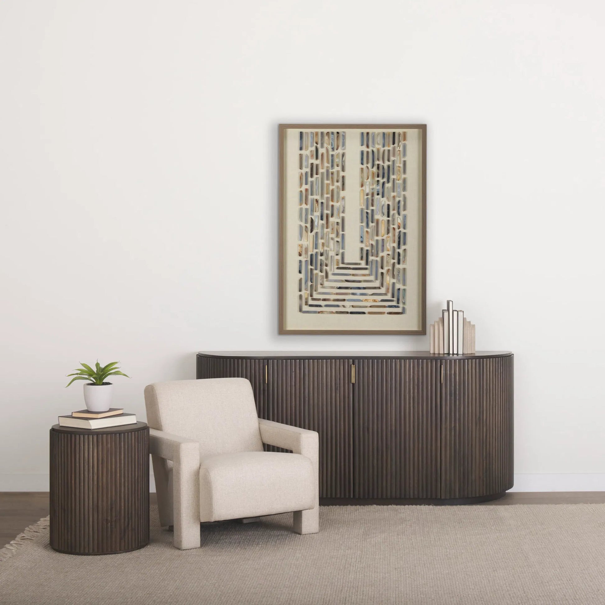 Terra Sideboard by Mercana. Made from solid wood in a traditional style.