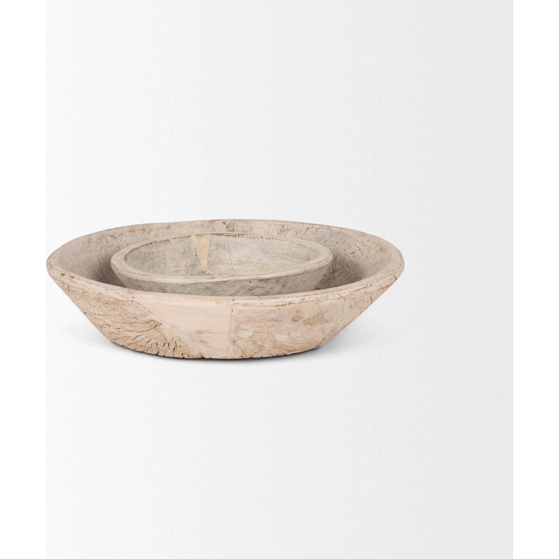 Nikita Reclaimed Wood Bowls by Mercana. Made from wood in a cottage & farmhouse style.