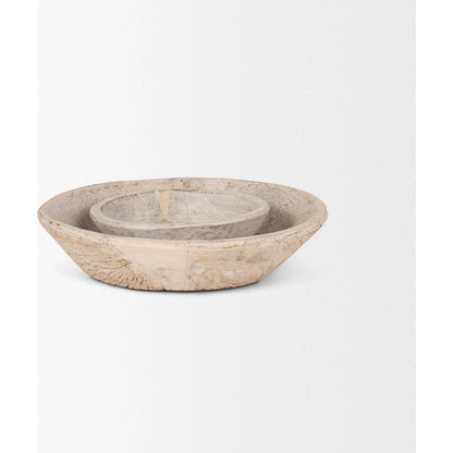 Nikita Reclaimed Wood Bowls by Mercana. Made from wood in a cottage & farmhouse style.