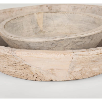 Nikita Reclaimed Wood Bowls by Mercana. Made from wood in a cottage & farmhouse style.