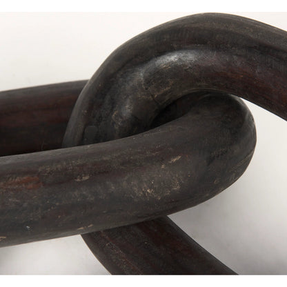Tayla Wood Chain Link by Mercana. Made from solid wood in a modern style.