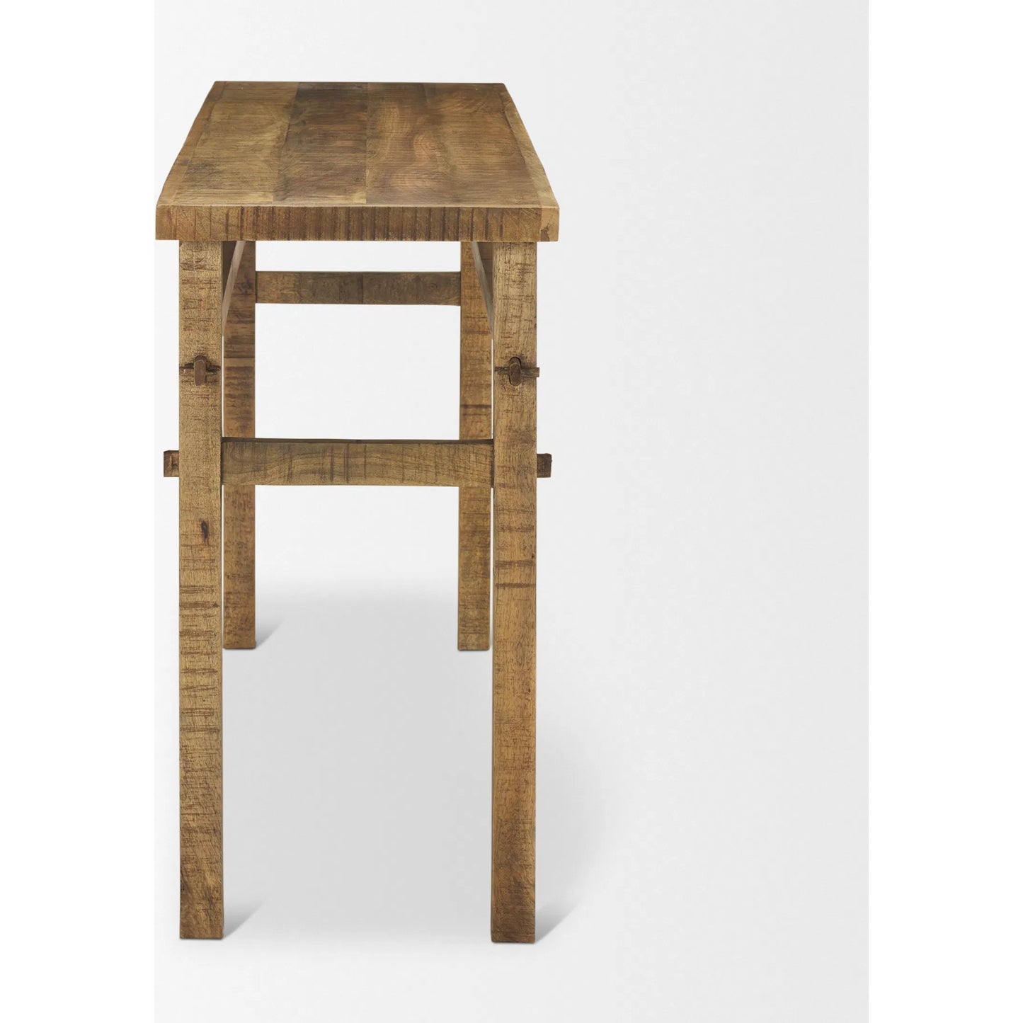 056 SI-2370259 | Additional Silo | Rosie Console Table by Mercana in brown. Made from solid wood in a unique style.