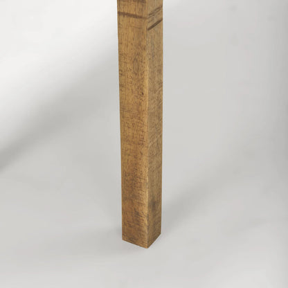 Rosie Console Table by Mercana in brown. Made from solid wood in a unique style.