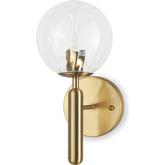 Britton Wall Sconce by Mercana in gold. Made from metal in a unique style.
