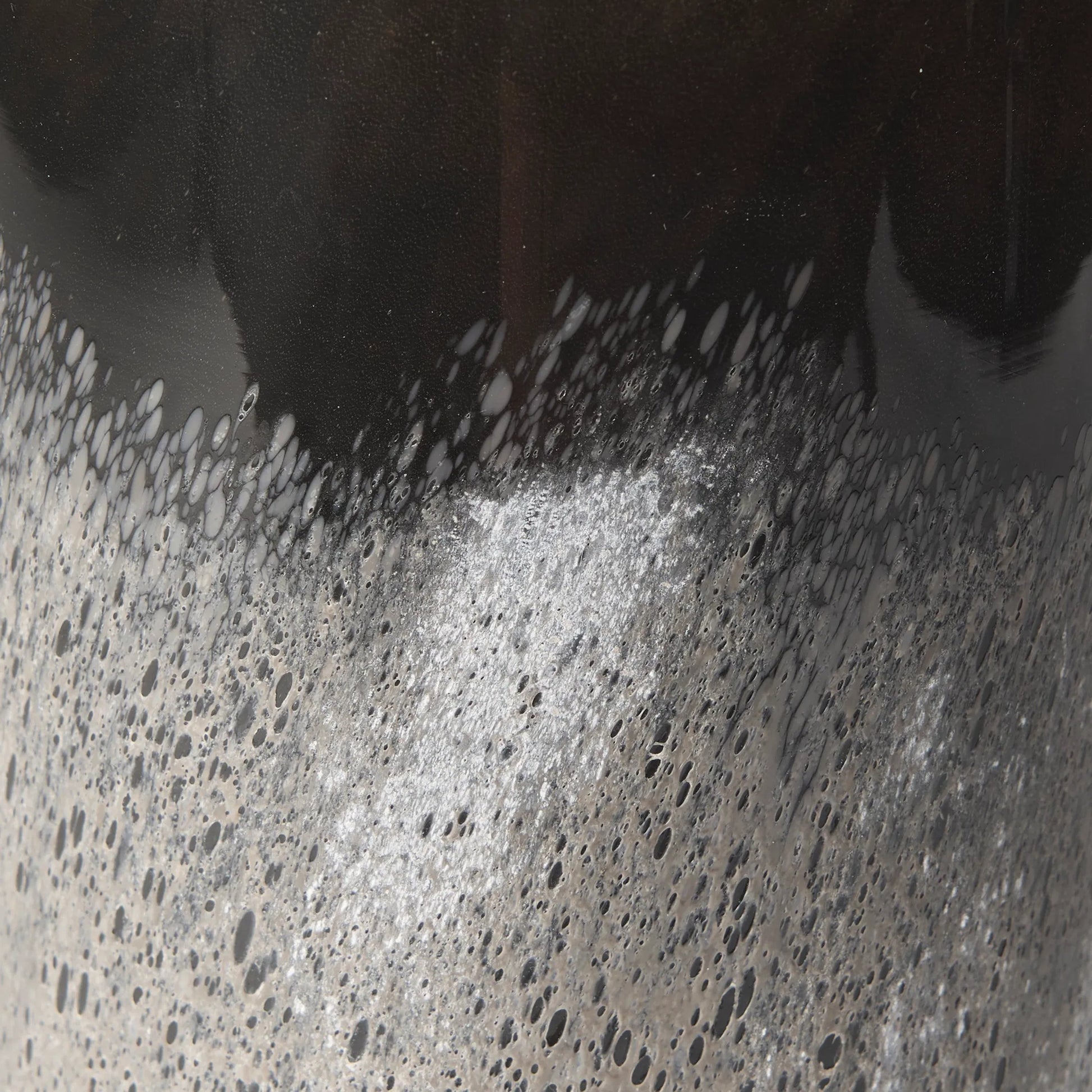 Emu W Gray Vase by Mercana in black. Made from glass in a modern style.