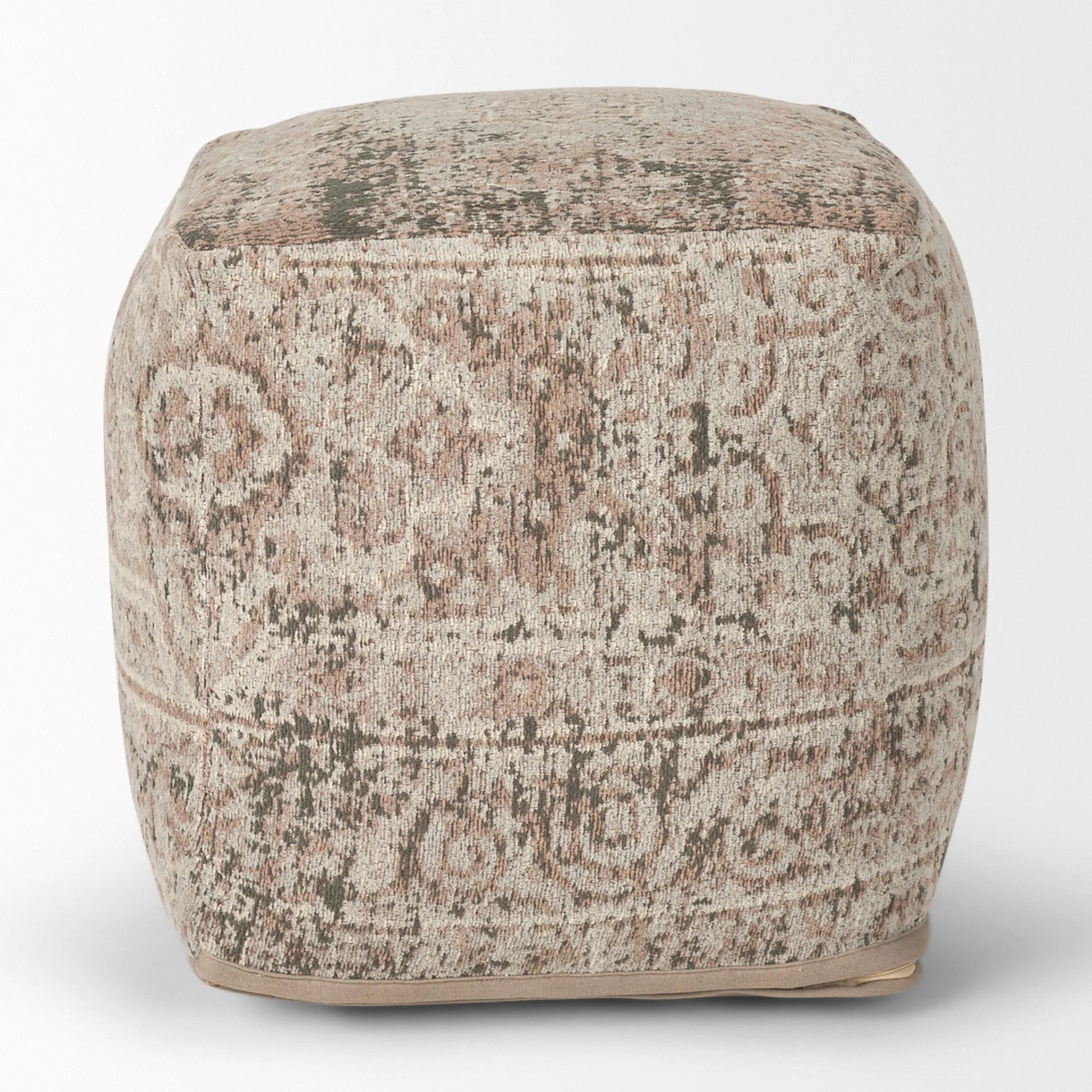 Khloe Pouf by Mercana. Made from cotton in a traditional style.