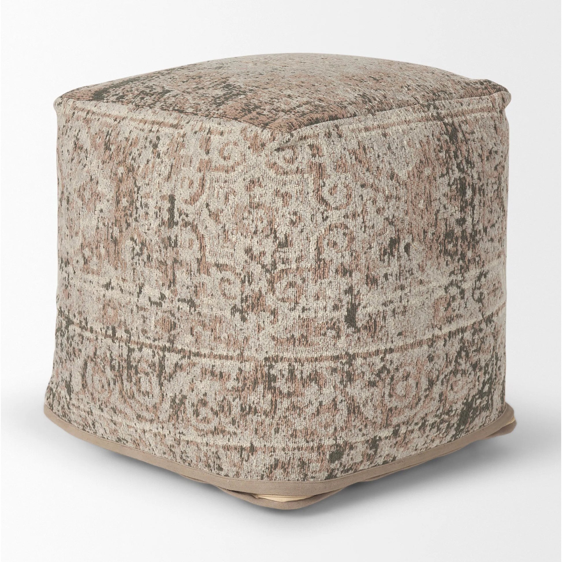 Khloe Pouf by Mercana. Made from cotton in a traditional style.