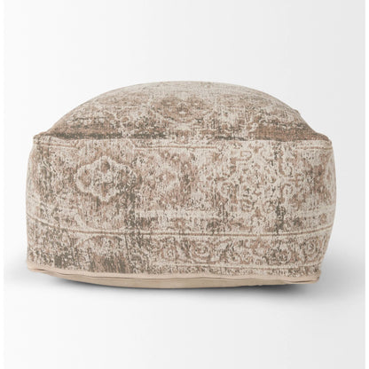 Khloe Pouf by Mercana. Made from cotton in a traditional style.