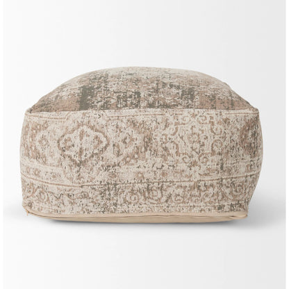 Khloe Pouf by Mercana. Made from cotton in a traditional style.