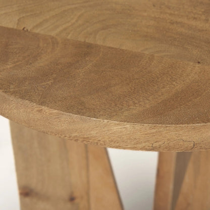 Mattius Accent Table by Mercana. Made from solid wood in a modern style.