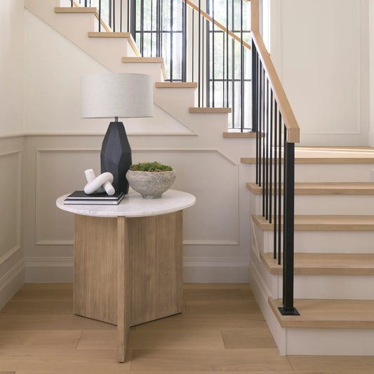 Enzo Accent Table by Mercana. Made from solid wood in a transitional style.