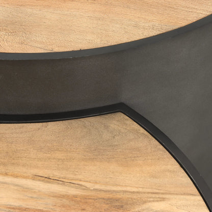 Eclipse Nesting Coffee Table by Mercana in brown. Made from metal in a unique style.