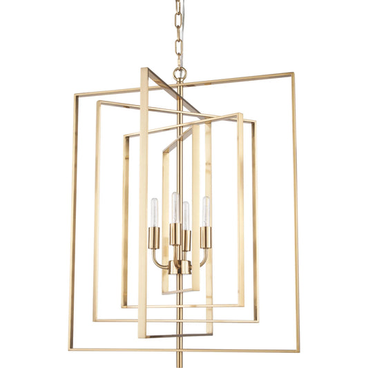 Colleen Chandelier by Mercana in gold. Made from metal in a unique style.
