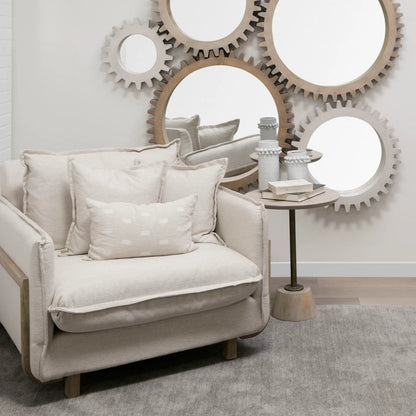 Roy Upholstered Chair by Mercana. Made from unique in a modern style.