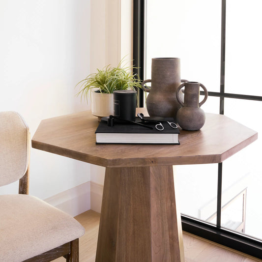 Armani Vase by Mercana in brown, gray. Made from ceramic in a unique style.