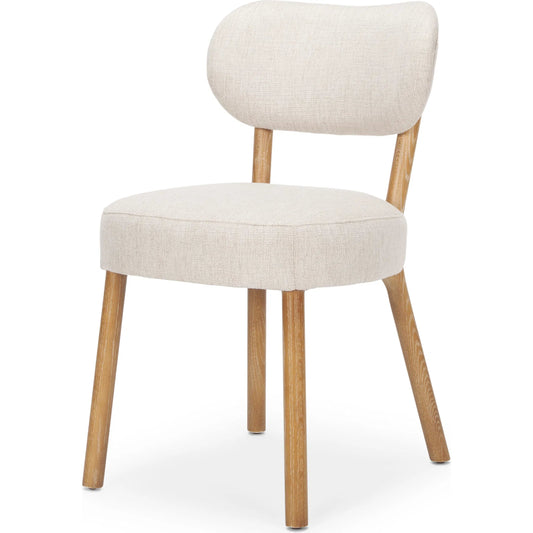 Owen Dining Chair (Set of 2) by Mercana in beige. Made from solid wood in a unique style.