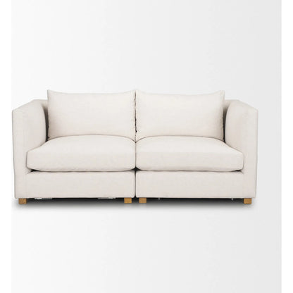 Halston 2 Piece Sofa Set by Mercana. Made from fabric in a unique style.