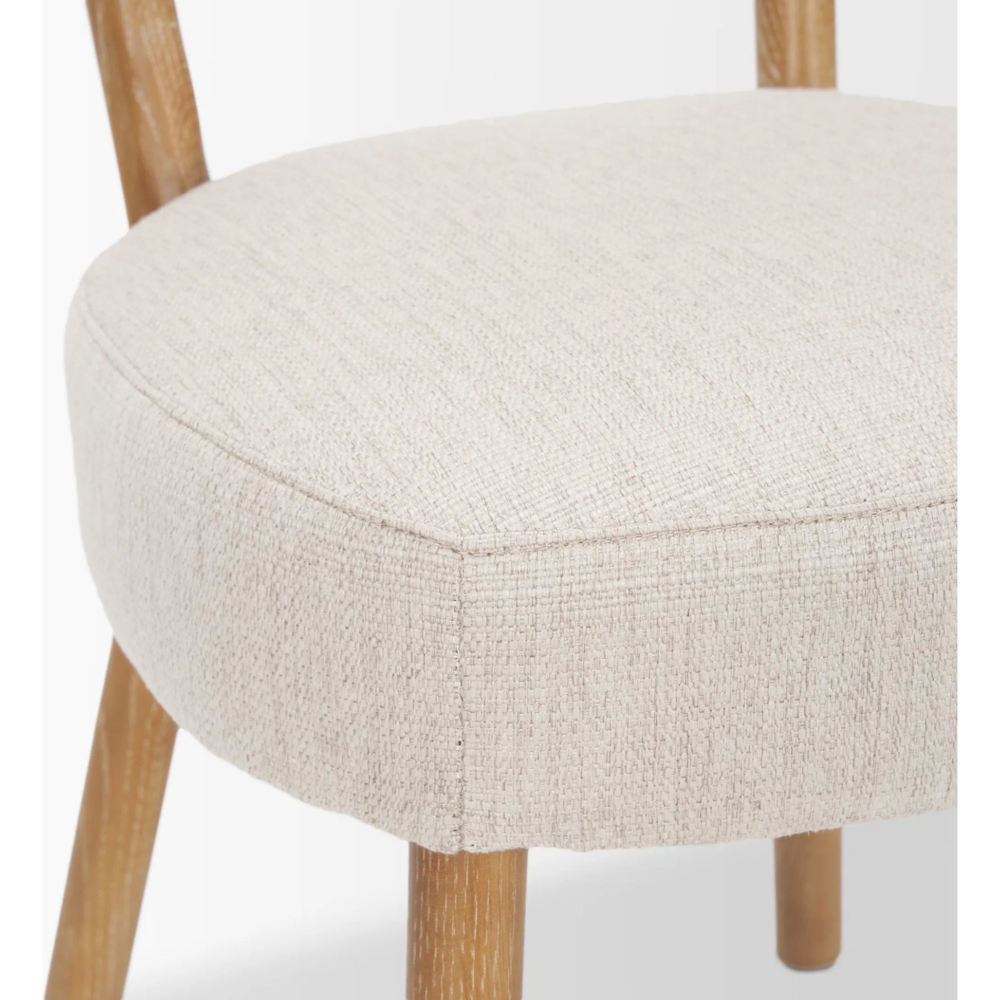 Owen Dining Chair (Set of 2) by Mercana in beige. Made from solid wood in a transitional style.