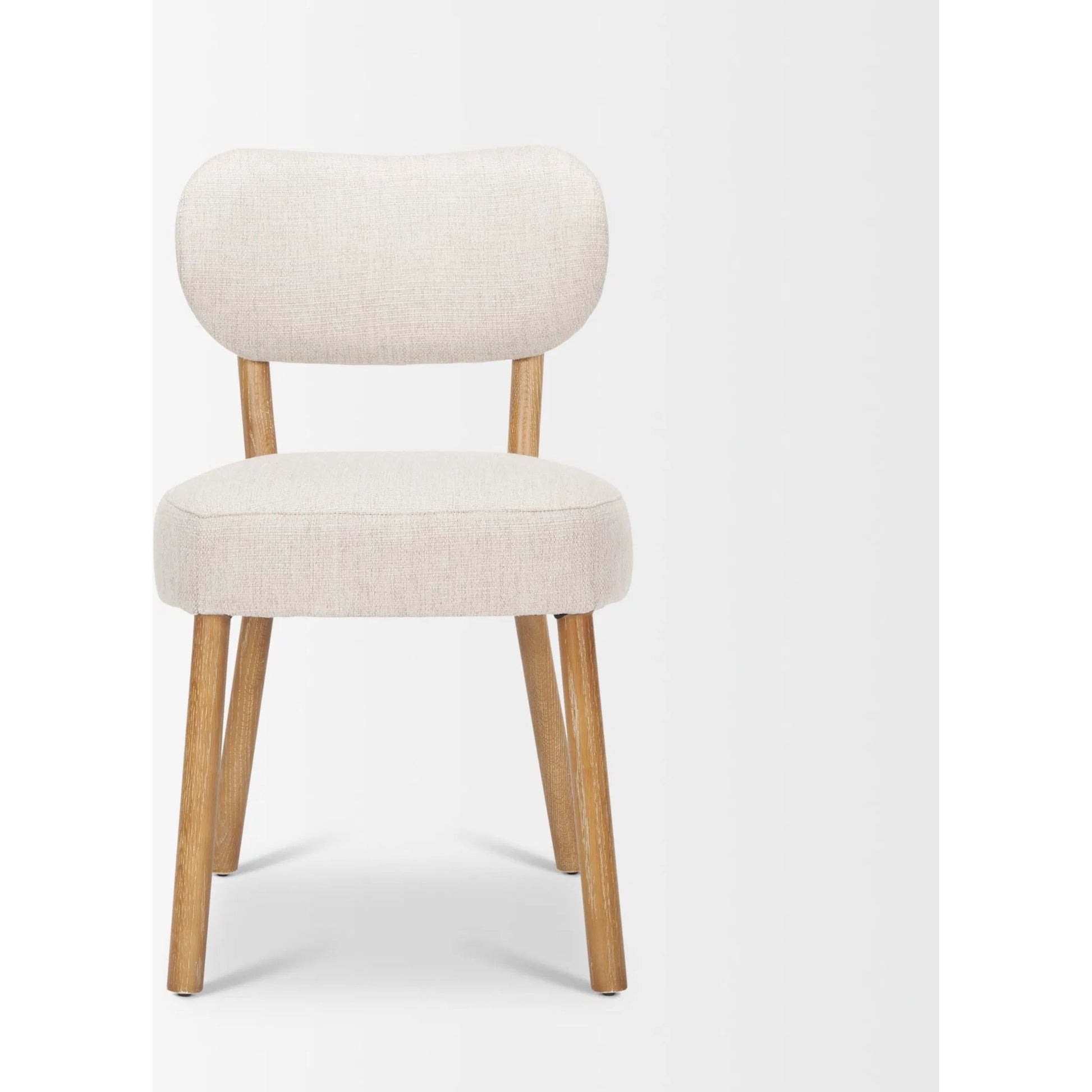 Owen Dining Chair (Set of 2) by Mercana in beige. Made from solid wood in a transitional style.