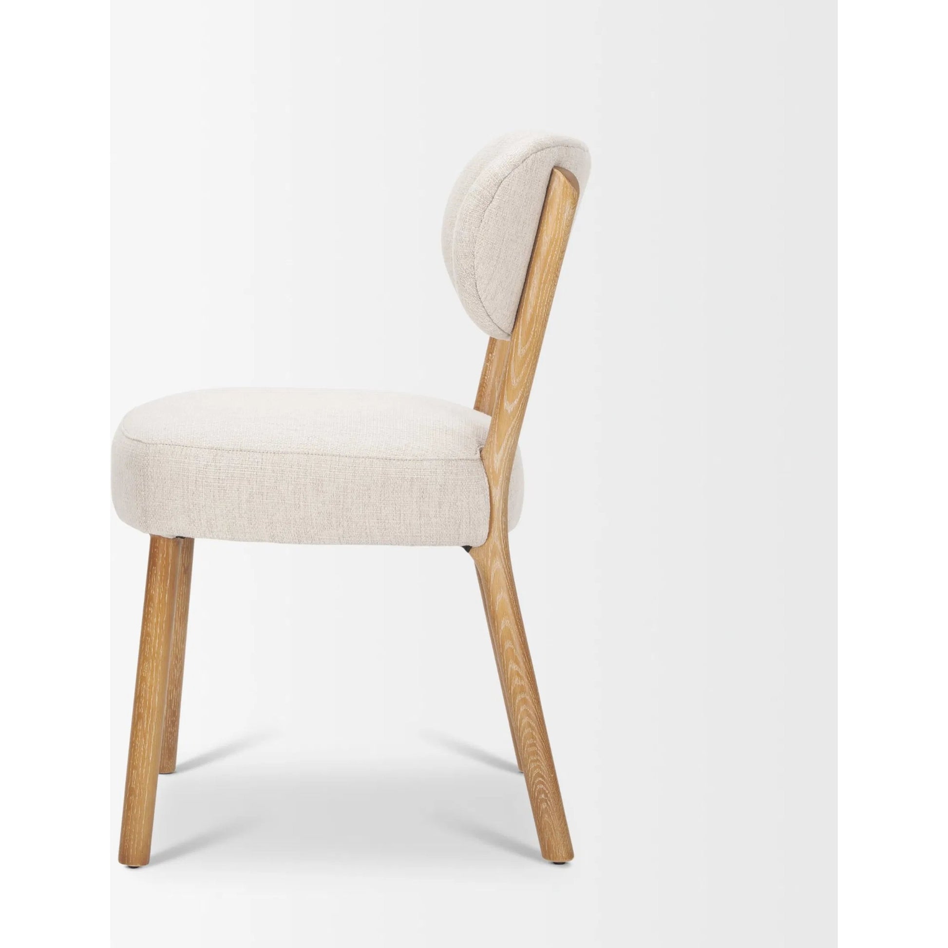 Owen Dining Chair (Set of 2) by Mercana in beige. Made from solid wood in a transitional style.