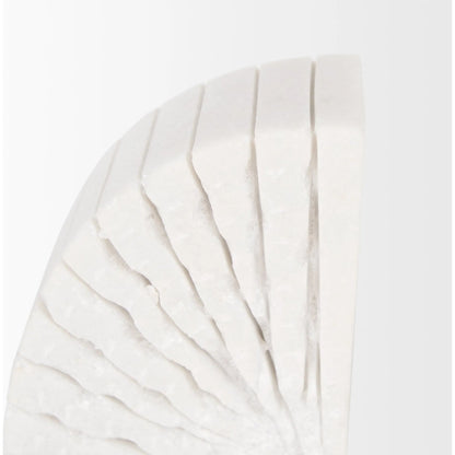 Stept Bookends by Mercana in white. Made from unique in a unique style.