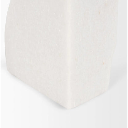 Stept Bookends by Mercana in white. Made from unique in a unique style.