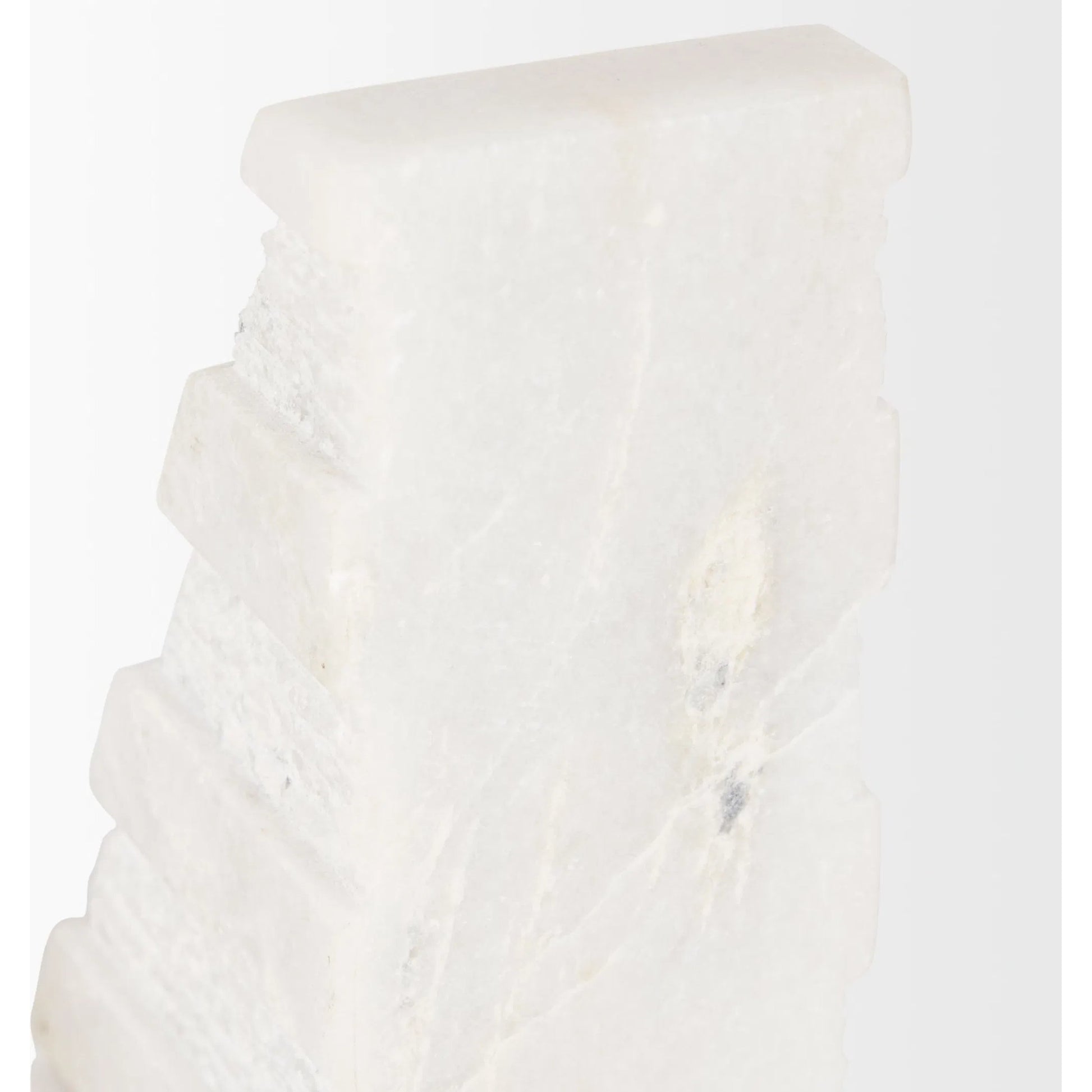 Cavetto Marble Bookends by Mercana in white. Made from unique in a unique style.
