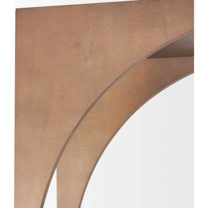 Bela Shelving Unit by Mercana in brown. Made from solid wood in a transitional style.