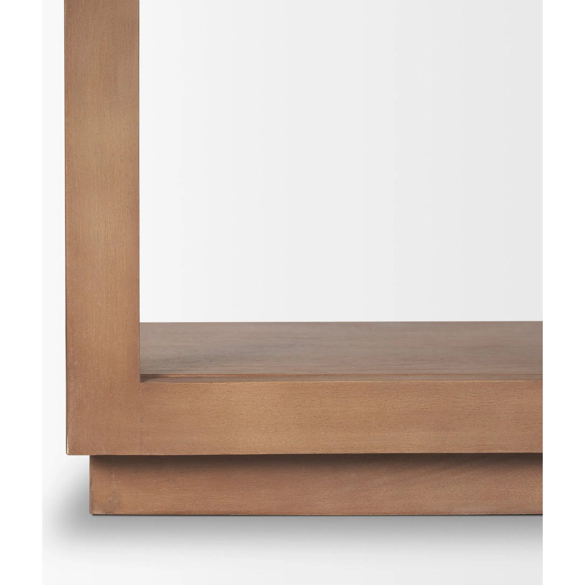 Bela Shelving Unit by Mercana in brown. Made from solid wood in a transitional style.