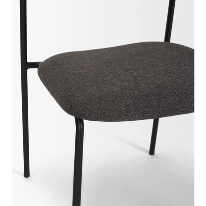 Corey Dining Chair (Set of 2) by Mercana in black. Made from metal in a transitional style.