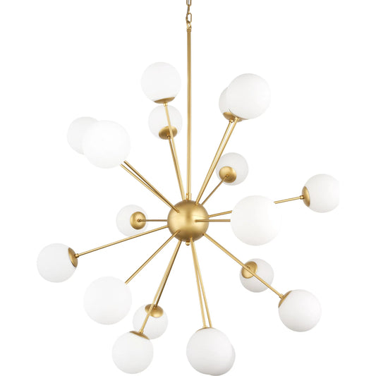 Barbara Chandelier by Mercana. Made from glass, metal in a modern style.