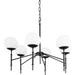 Edie Chandelier by Mercana. Made from glass, metal in a modern style.