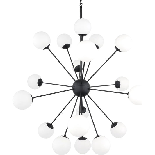 Barbara Chandelier by Mercana. Made from glass, metal in a modern style.