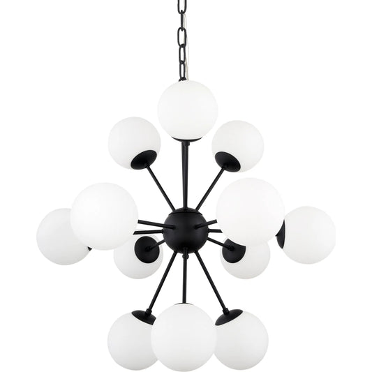 Barbara Chandelier by Mercana. Made from glass, metal in a modern style.