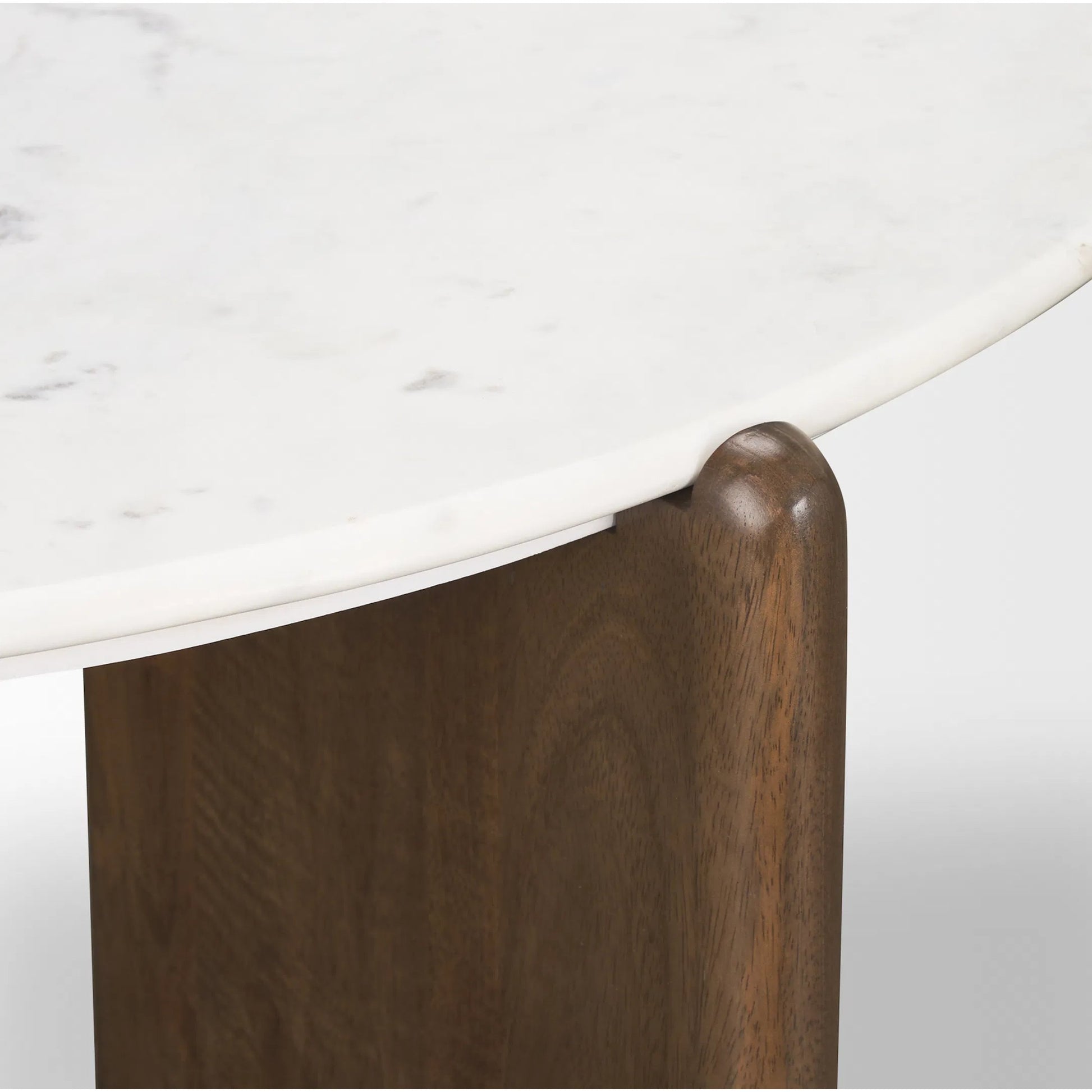 Rumer Coffee Table by Mercana in brown. Made from stone in a modern style.