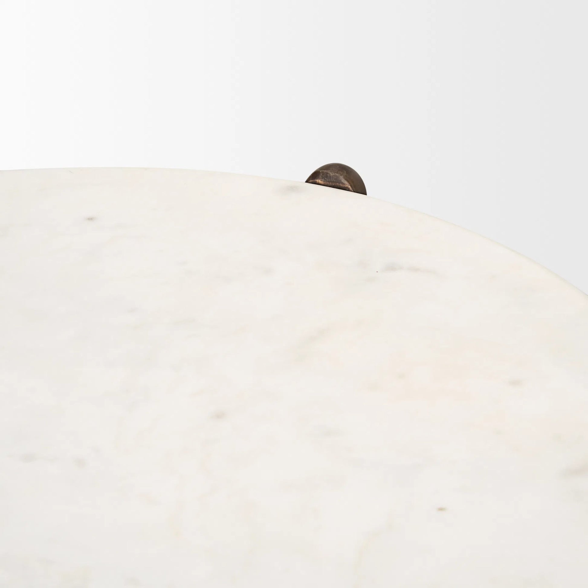 Rumer Side Table by Mercana in brown. Made from solid wood in a modern style.