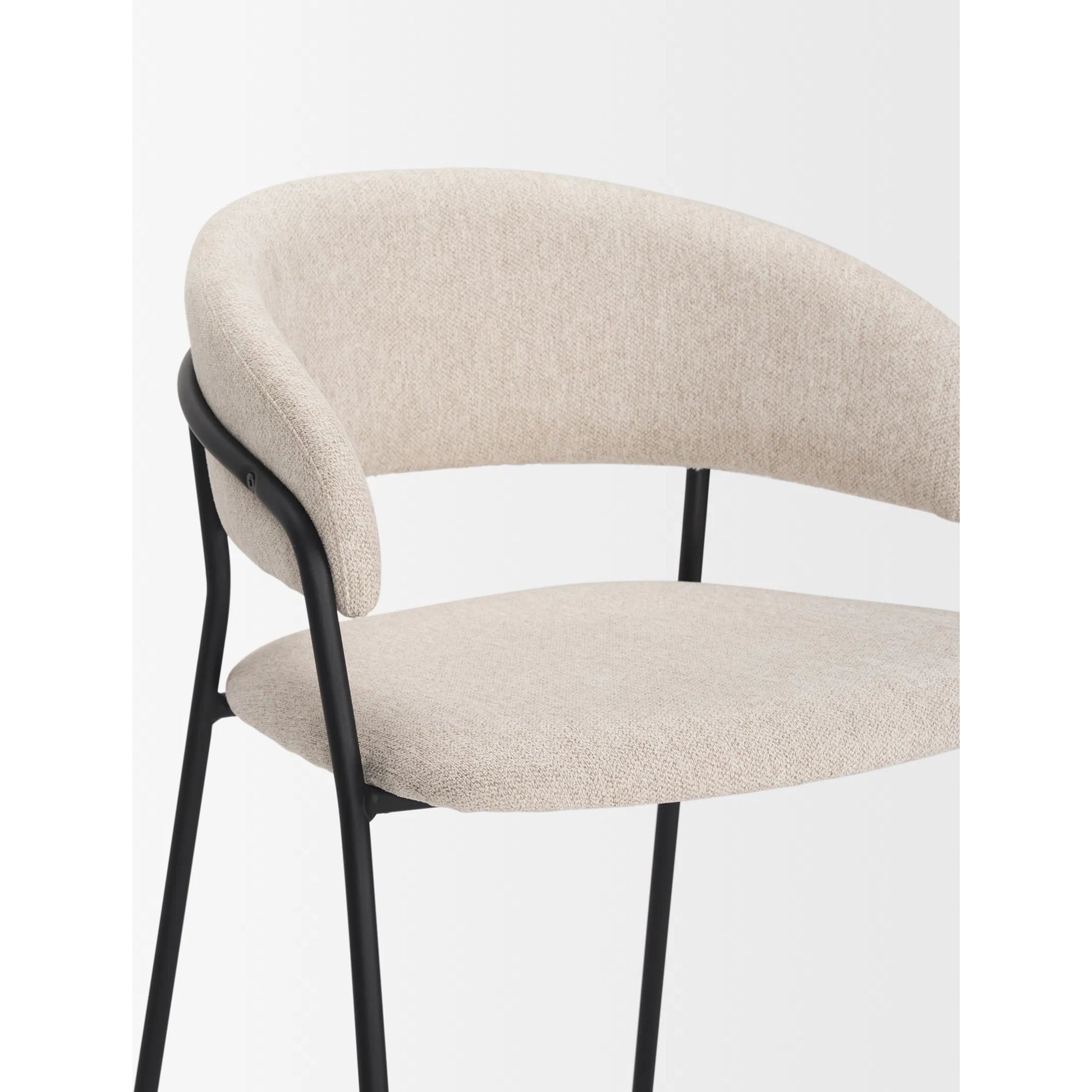 Carolyn Upholstered Seat Counter Stool by Mercana. Made from metal in a transitional style.