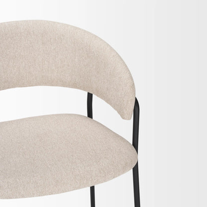 Carolyn Upholstered Seat Counter Stool by Mercana. Made from metal in a transitional style.