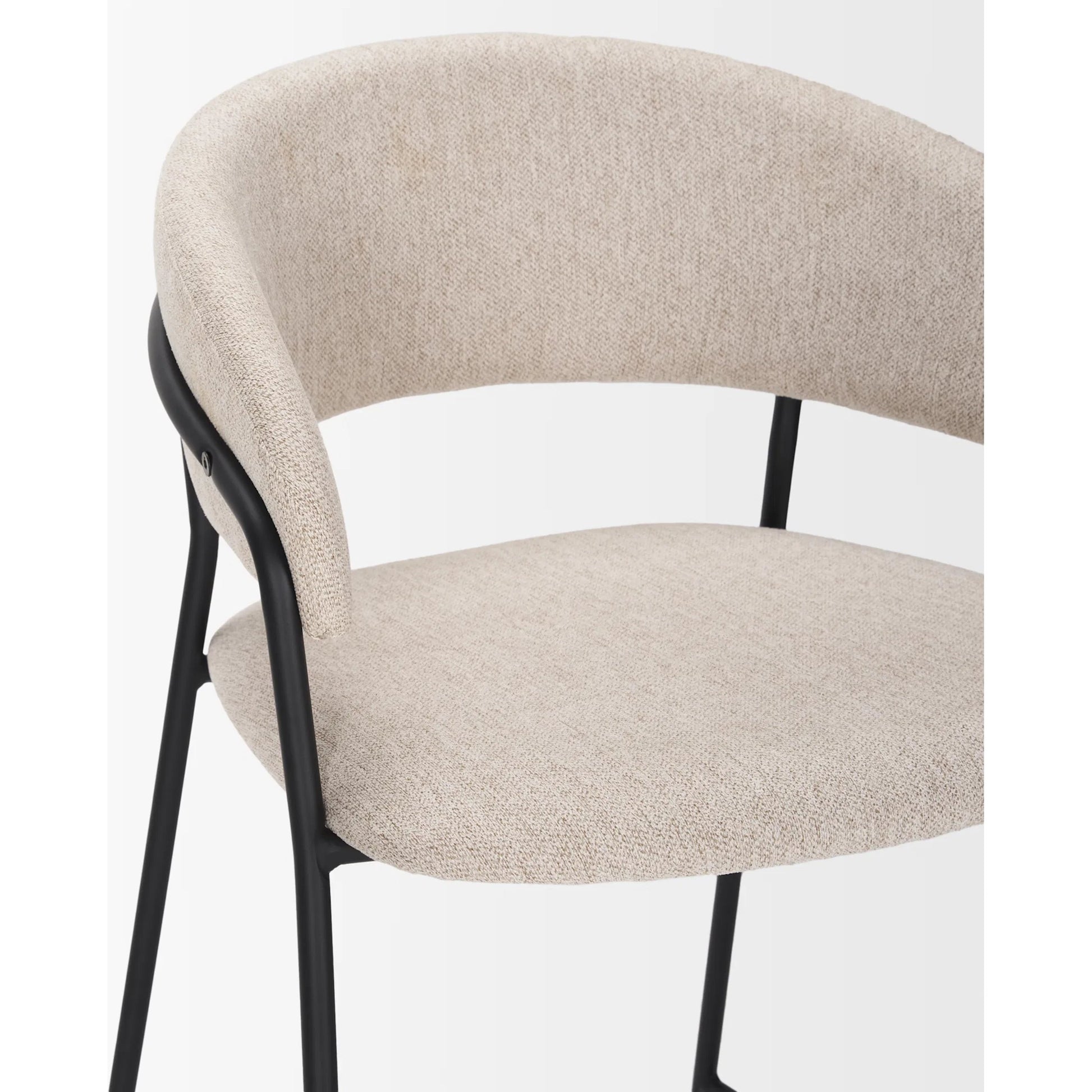 Carolyn Upholstered Seat Bar Stool by Mercana. Made from metal in a transitional style.