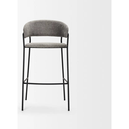 Carolyn Upholstered Seat Bar Stool by Mercana. Made from metal in a transitional style.