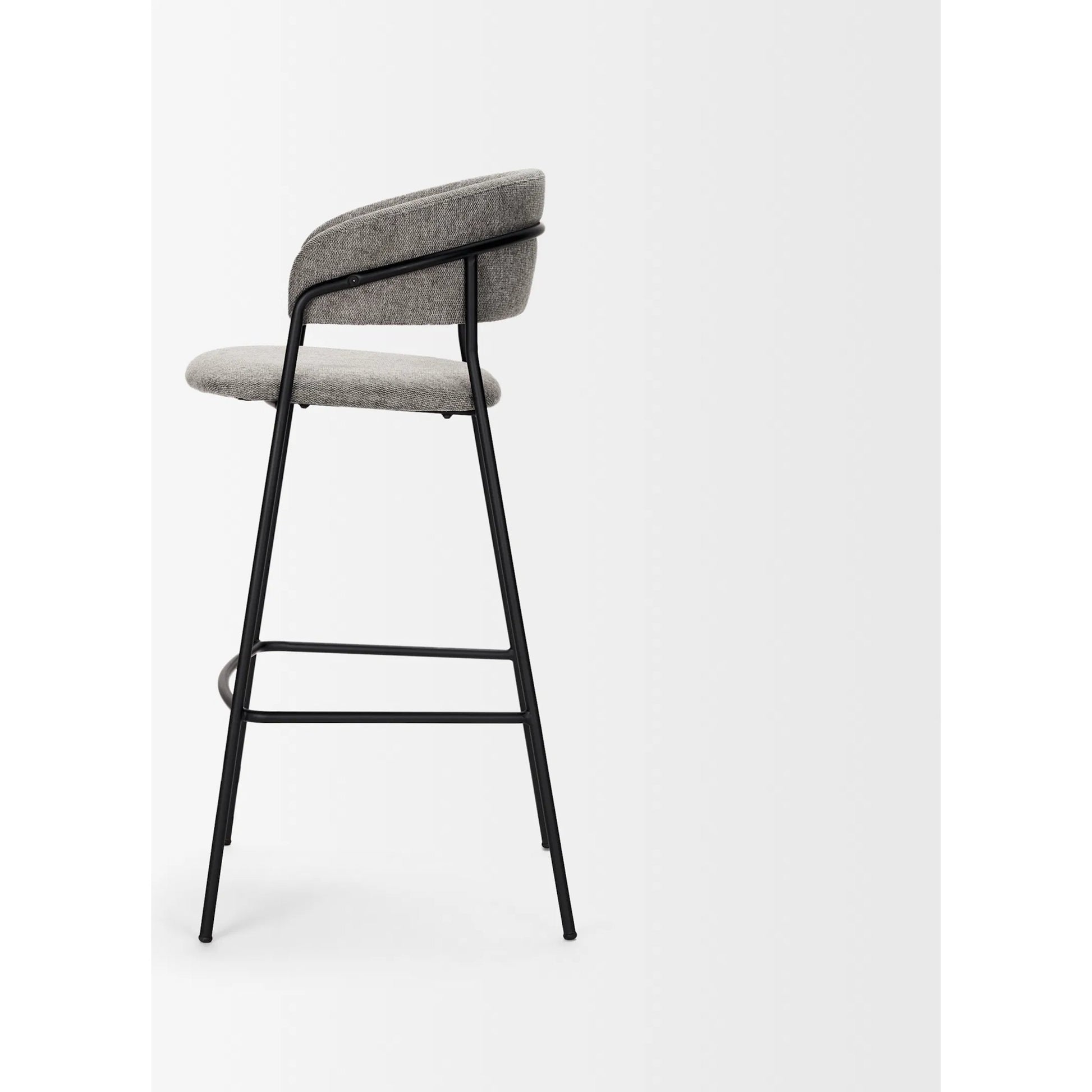 Carolyn Upholstered Seat Bar Stool by Mercana. Made from metal in a transitional style.