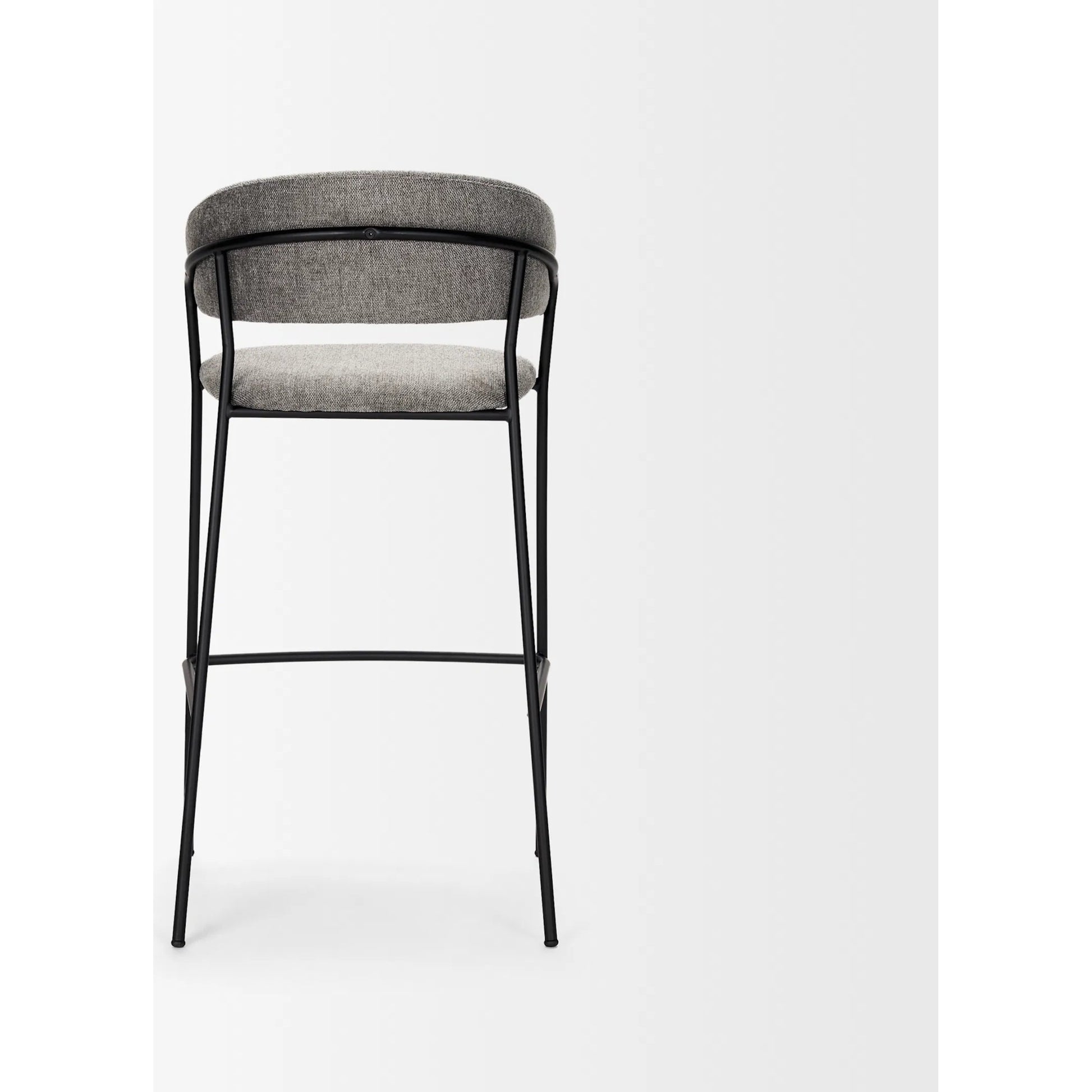 Carolyn Upholstered Seat Bar Stool by Mercana. Made from metal in a transitional style.